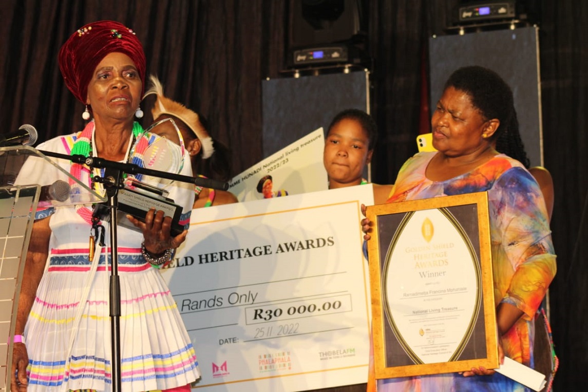 South African Heritage Champions honoured at the 9th Annual Golden Shield Heritage Awards held at Meropa Casino